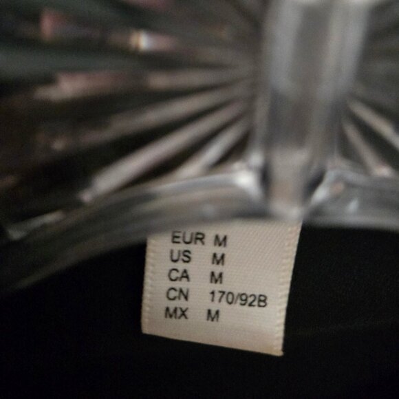 Black Ruffle Front Poets Blouse - Picture 4 of 5